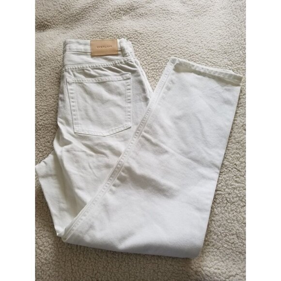 Everlane The 90's Cheeky Straight Leg Jean in Bone Womens Denim Pants Size 28 - Picture 4 of 13